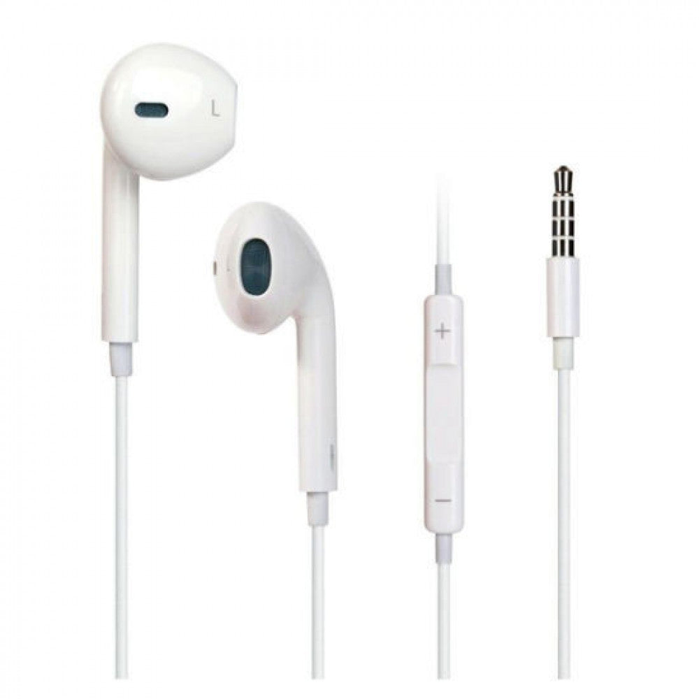 Навушники із мікрофоном 3.5mm Earpods Copy White – Dostavka