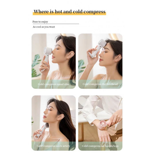 Портативный мини вентилятор U16 - 2000 mAh — Blue