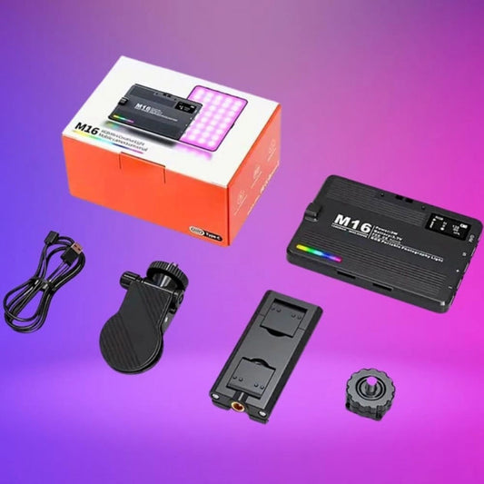 Селфі спалах M16RGB 5W 140pcs light color:2500-9000К