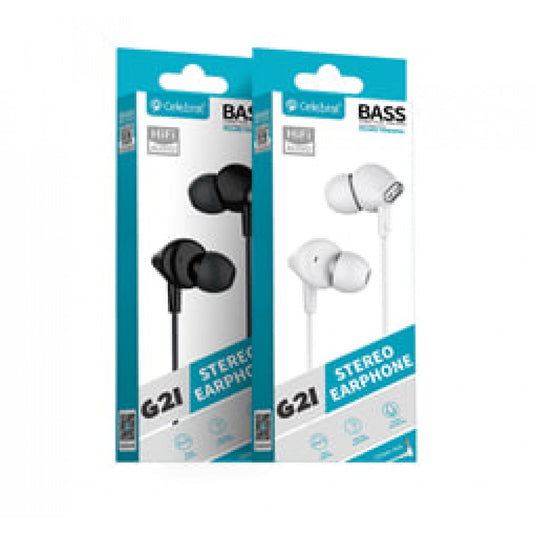 Навушники з мікрофоном 3.5mm Celebrat G21 — Black