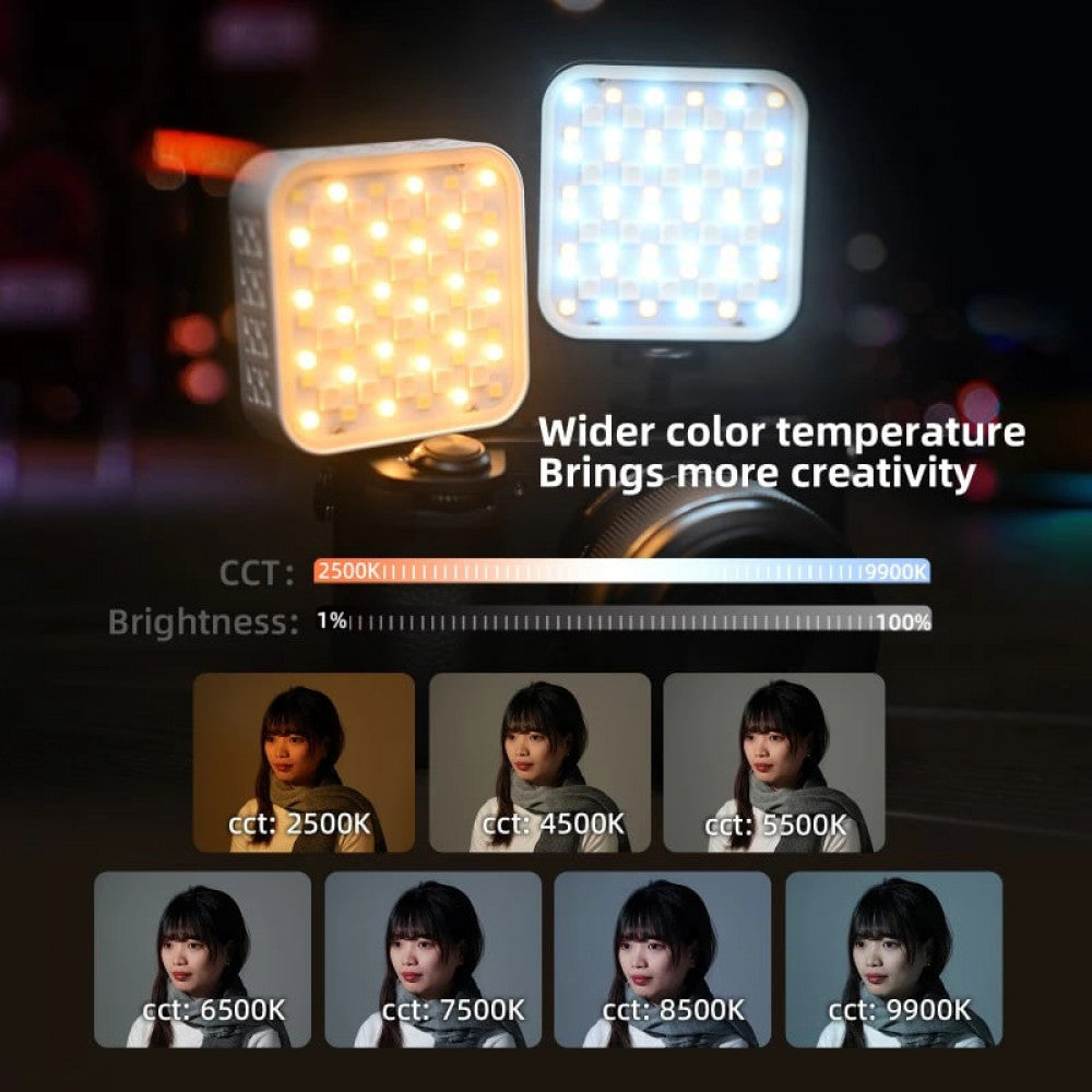 Лампа відеосвітло LED YN60 RGB II — White