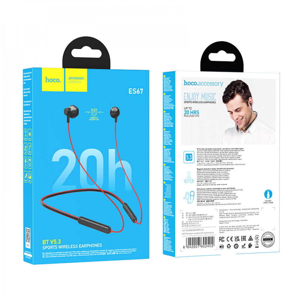 Bluetooth Earphones Hoco ES67 — Black