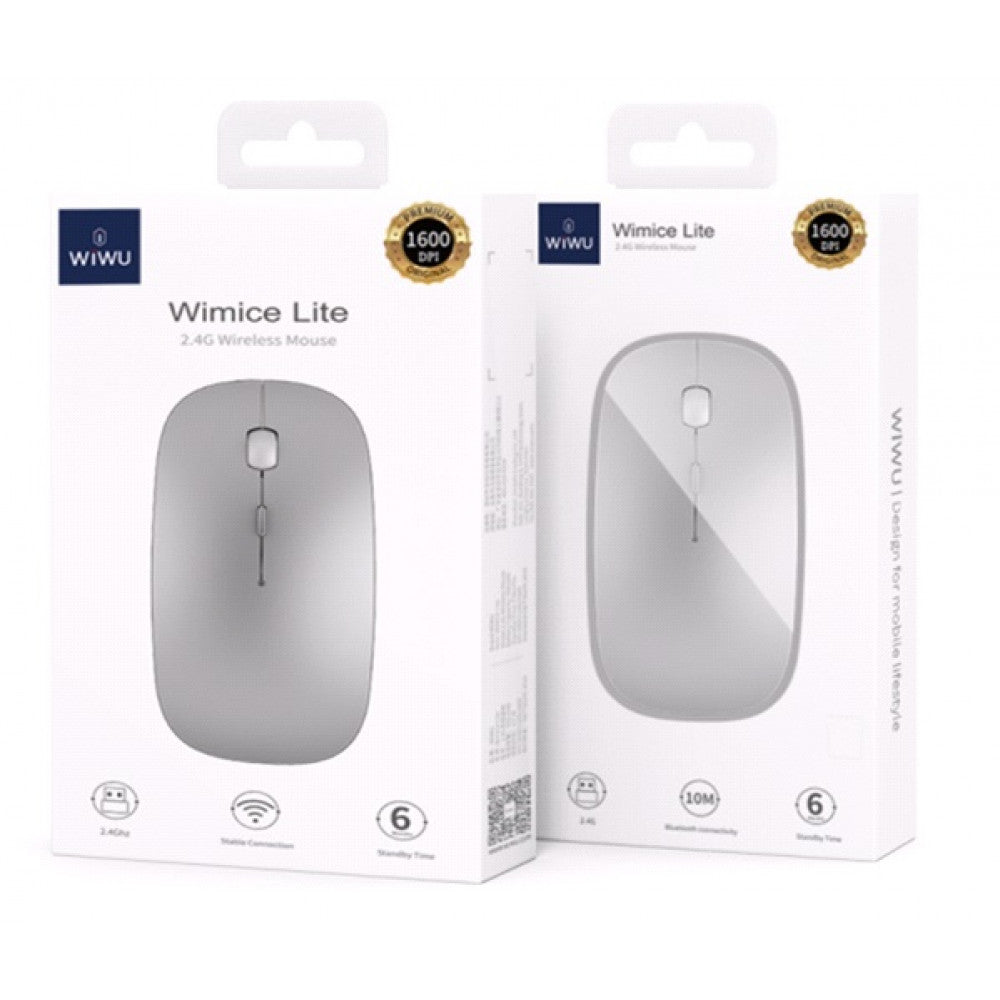 Бездротова компьютерна миша WiWU WM102 — Silver