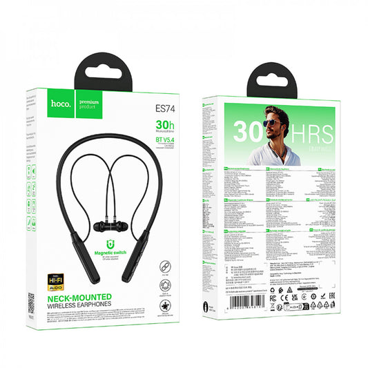 Bluetooth Earphones Hoco ES74 — Black