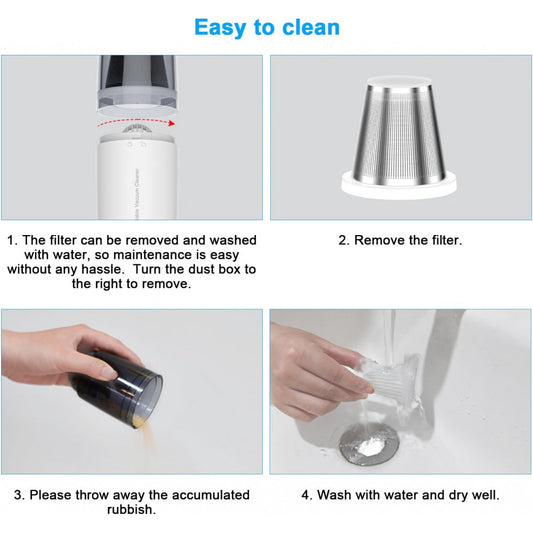 Автомобільний пилосос Car Vacuum Cleaner - Q8