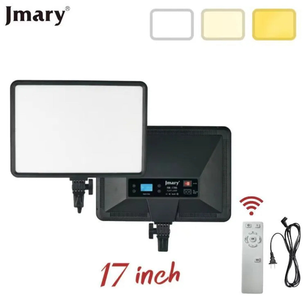 Лампа відеосвітло LED Jmary FM-17RS 37x26 cm 204 Lights 3000K-6000K Remote