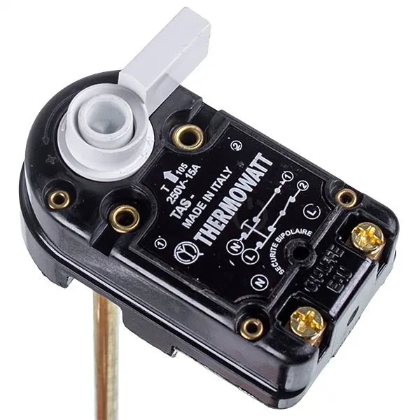 Терморегулятор TAS 15A F.72/S.80 FLAG Thermowatt 3412074 для бойлера Whirlpool, Indesit, Ariston