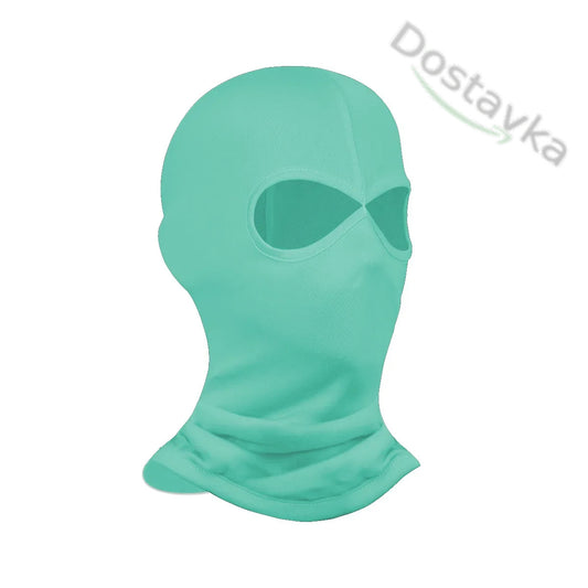 Ветро- пыле- солнце- защитная дышащая шелковая маска для головы бега/ езды на велосипеде/ самокате/ мотоцикле