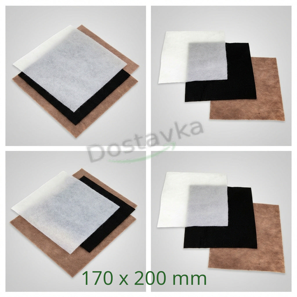 Универсальный трехслойный Фильтр FP 16 для пылесоса (165x100/ 170x200)