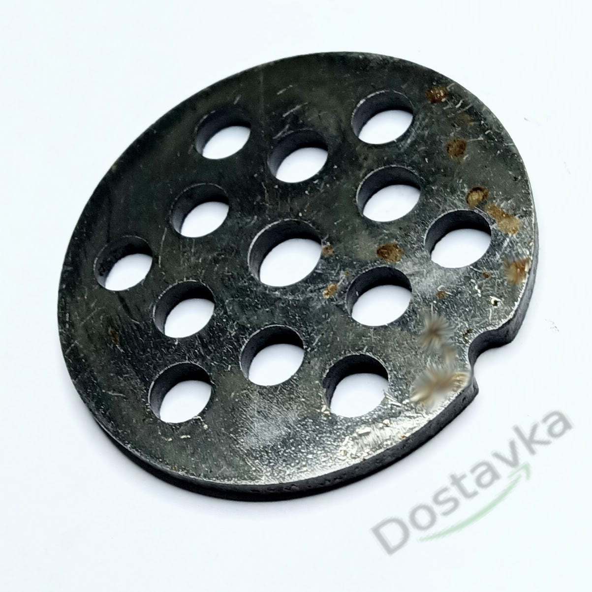 Крупная сетка мясорубки кухонного комбайна Бриз Аксион D54 мм ячейка 7 мм толщина 3,2 мм