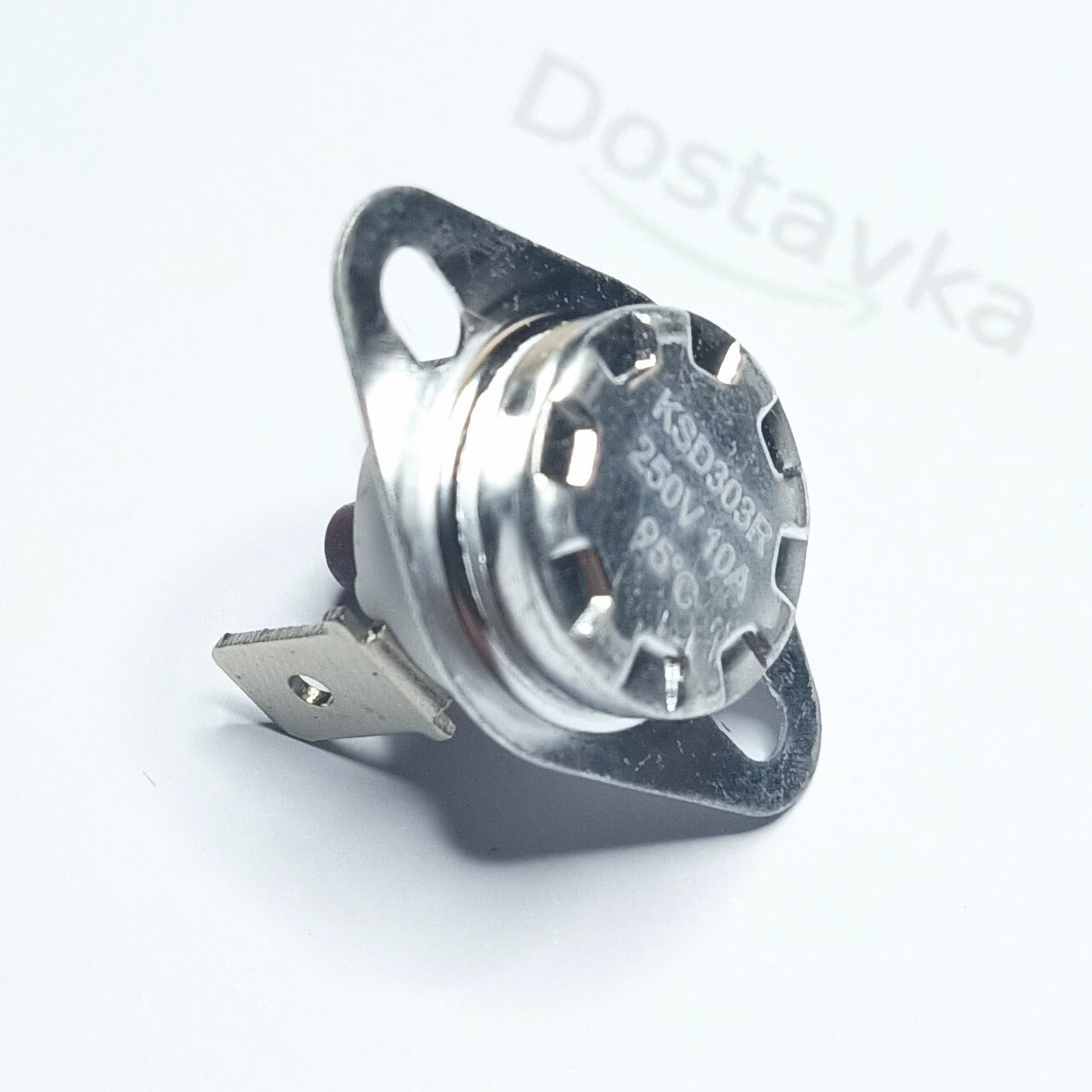 Термоотсекатель KSD303 аварийный 250V (10A, на 95°C, 2pin)