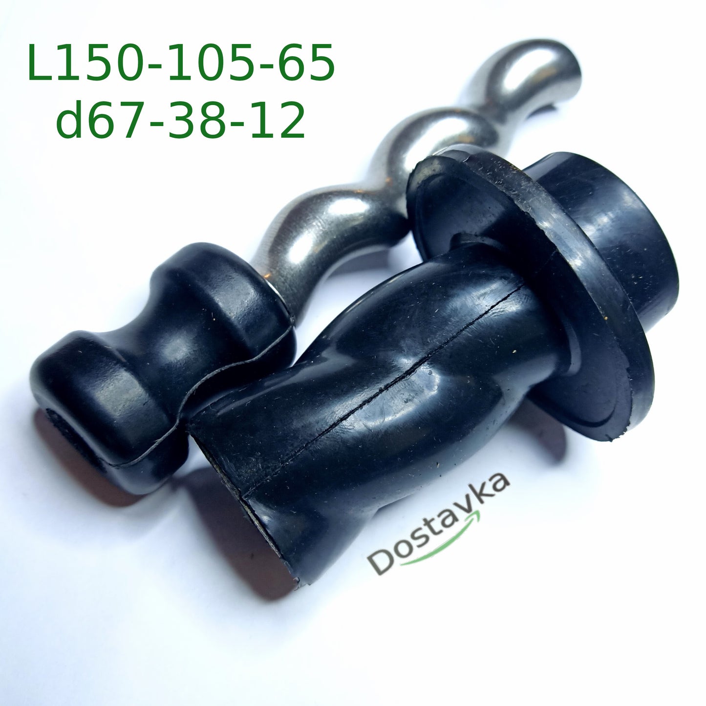 Шнек L150-105-65 d67-38-12 left для глубинного погружного насоса