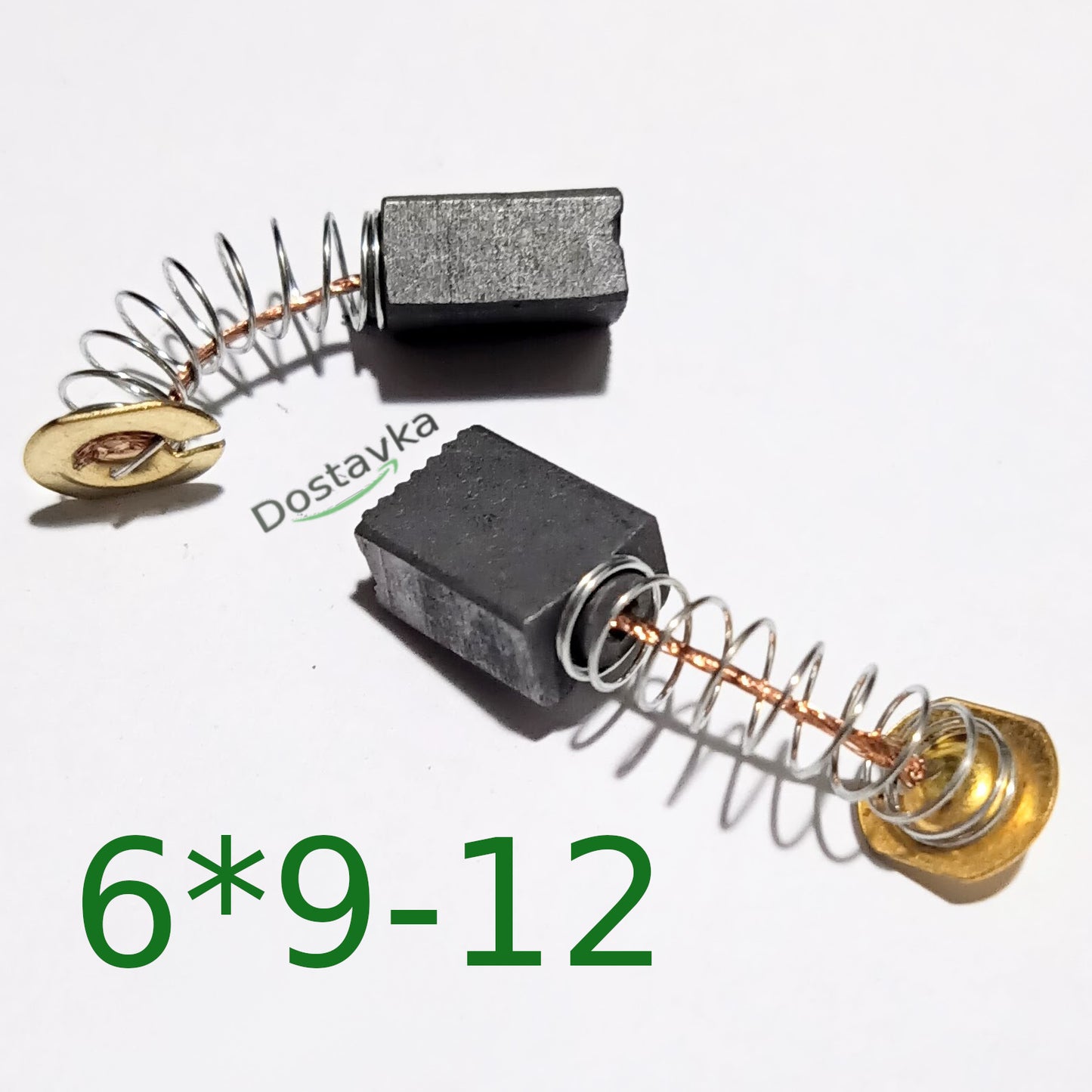 Щітки двигуна (мотора) 6*9-L12 обрізаний п'ятак 8*9
