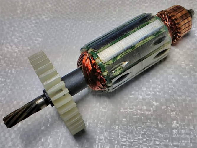 Якір ударного дриля Іжмаш 1600/1650 Вт (d37*L162 7-зубів ліво)