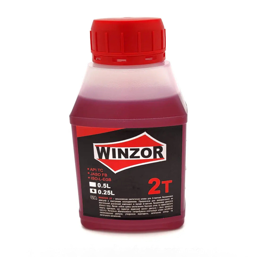 Масло 2Т WINZOR Синтетика (0.25 л), красное