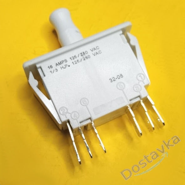 Кнопка монетоприймача ігрового автомата/двері холодильника з 3/6-контактами