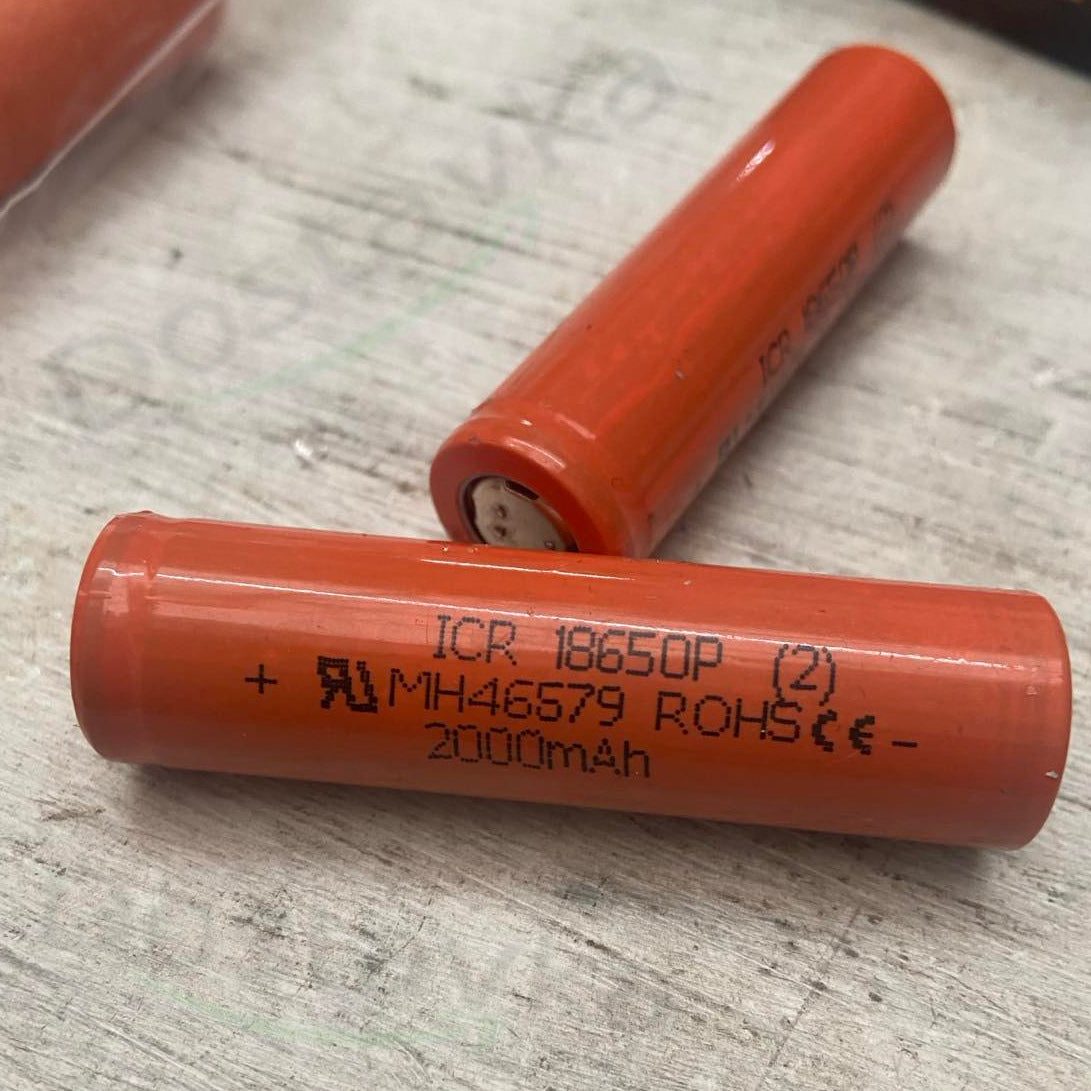 Литий-ионный аккумулятор ICR 18650P 2000mAh для электроинструмента