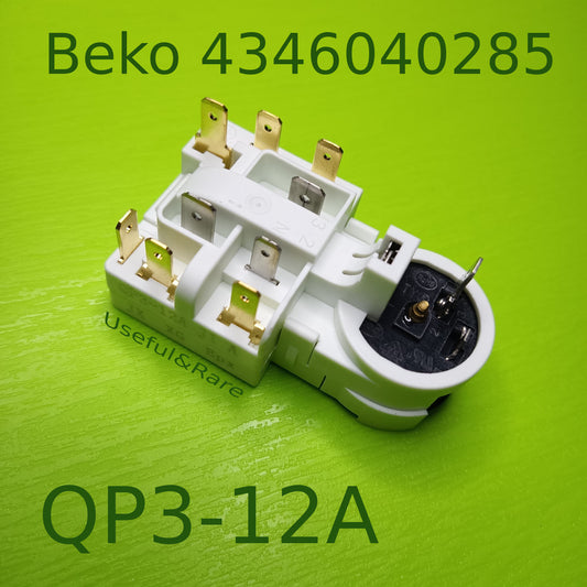 Пусковое Реле QP3-12A для холодильника Beko