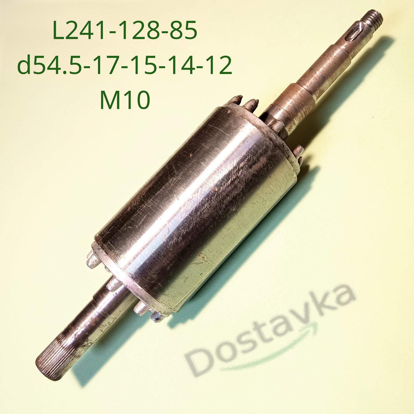 Ротор L241-128-85 d54.5-17-15-14-12 M10 двигателя водяного насоса NPO/ Aquatica