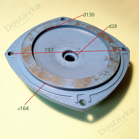 Щит фланцевий поверхностного водяного насоса NPO CPm158X (чугун) (A59) (3 болта)