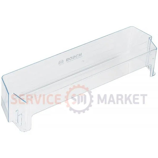 Полиця для пляшок 463x125 (з логотипом) на двері холодильника Bosch