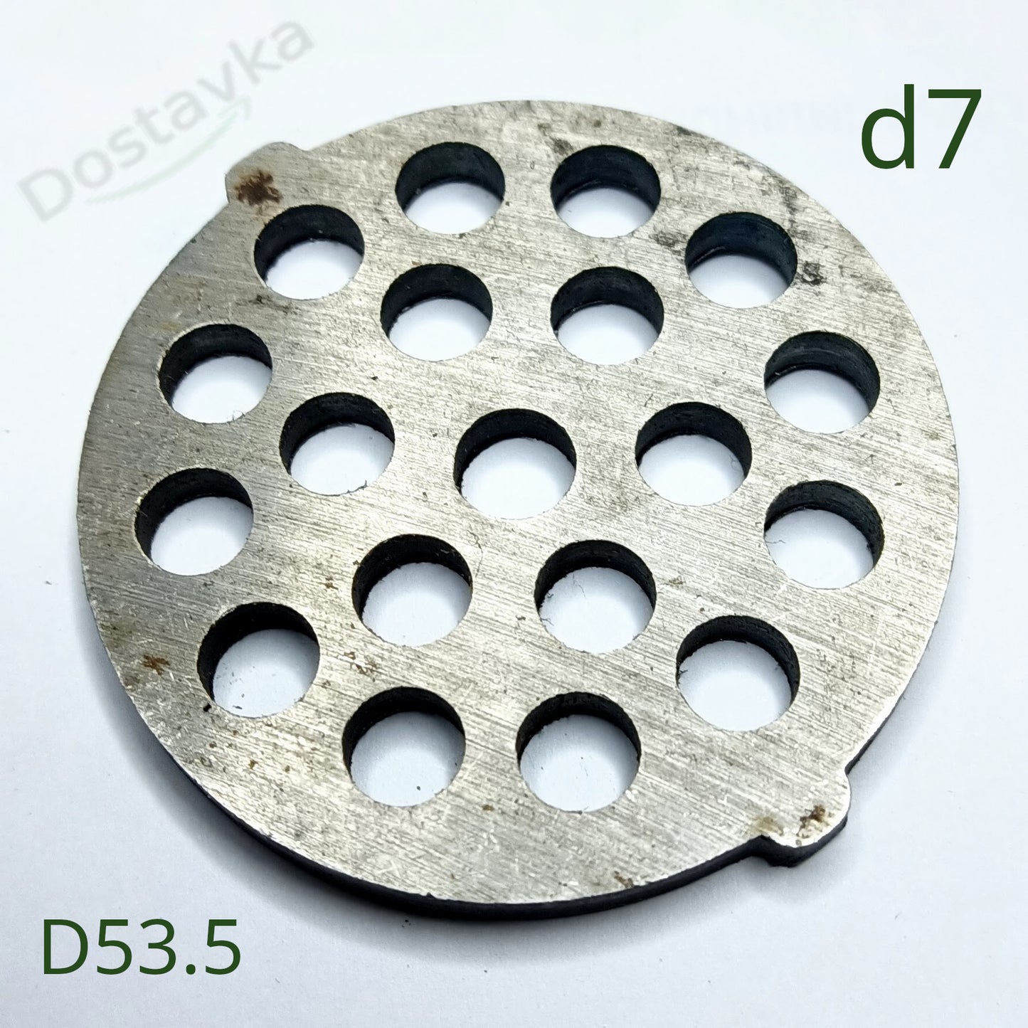 Сетка выхода d53.5*7.5 h4 мясорубки Orion, Delfa, Redmond, Moulinex ME11