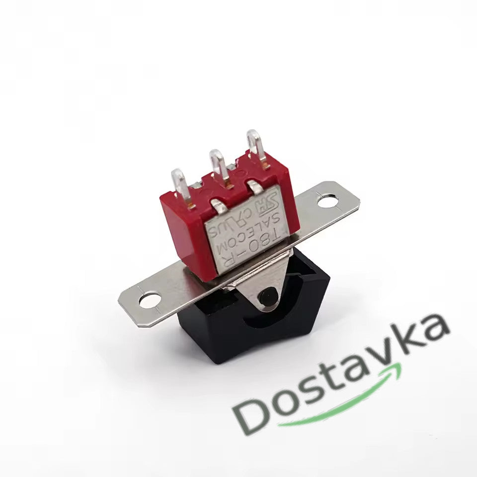 Миниатюрный клавишный переключатель SH T80-R R11 R8016 ON-OFF-ON для монтажа на панель 3A/250VAC 5A/125VAC