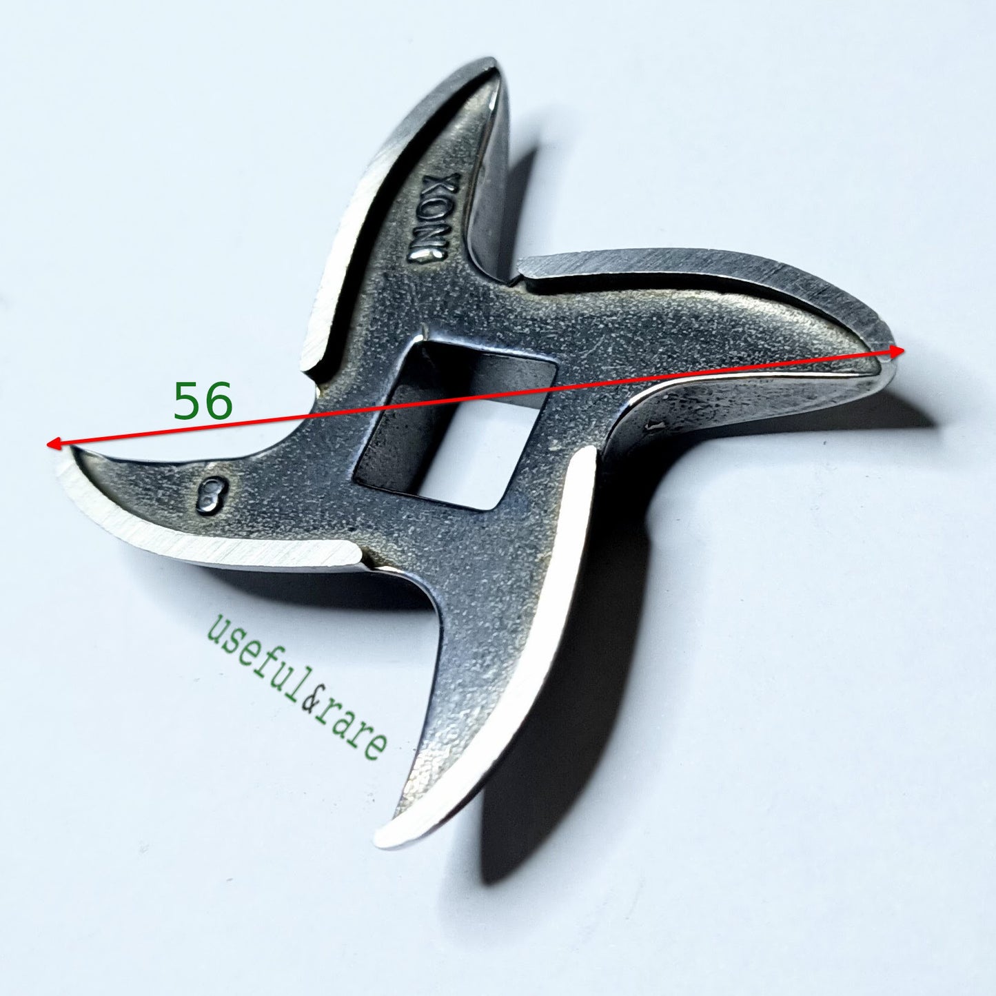 Нож для мясорубки d56 h9.8 Квадрат 10.5 мм (BB-8)