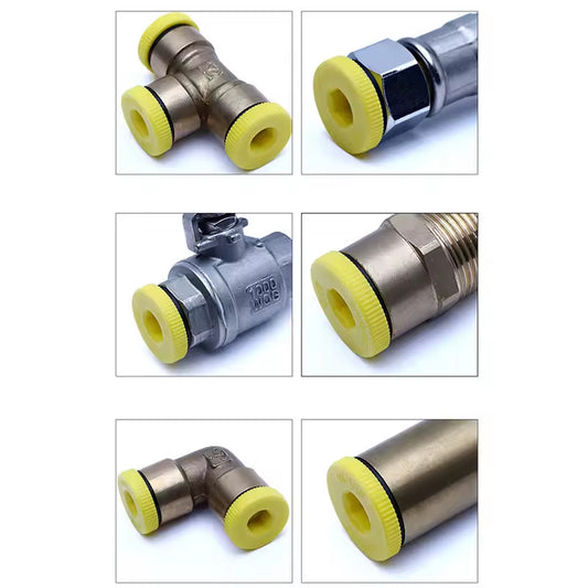 Пластиковая винтовая уплотнительная заглушка с кольцом M10 - M30 (UNF-20)