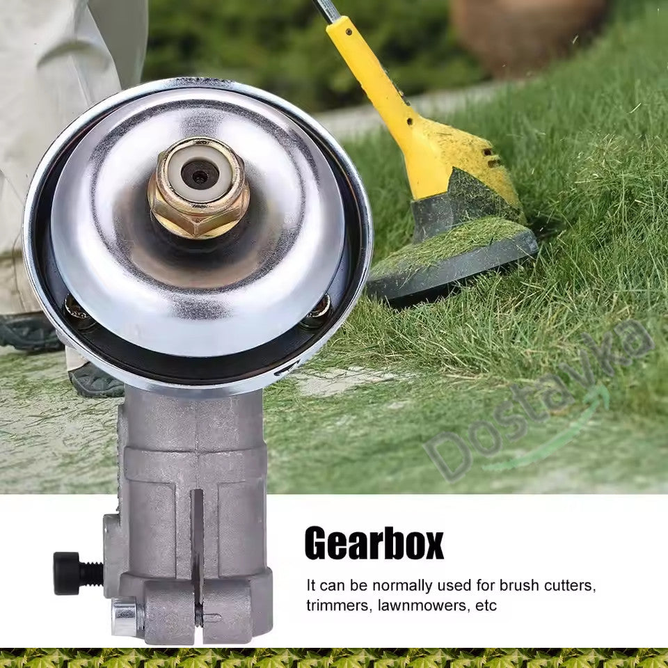 Нижній кутовий редуктор бензо електрокоси під трубу 26 та привідний вал квадрат 5*5 мм