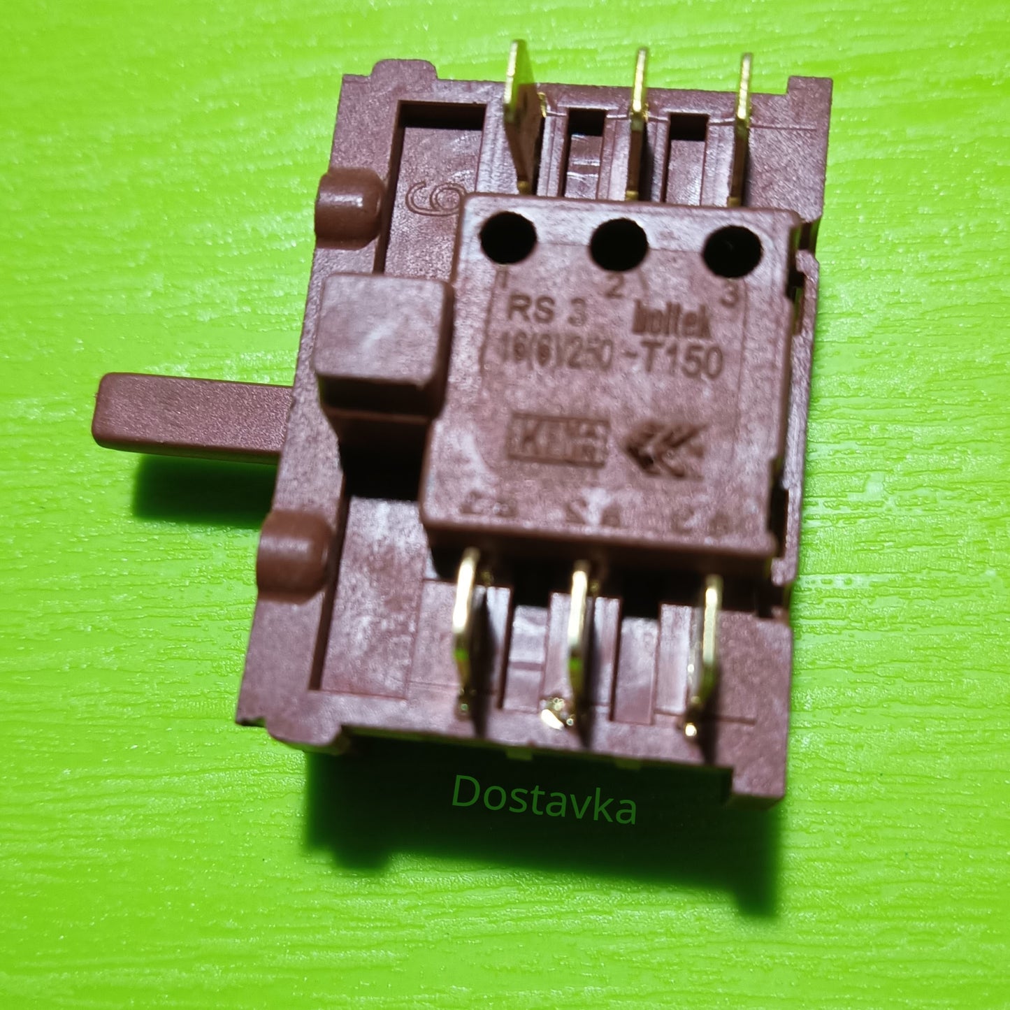 Переключатель RS 3 Boltek 4 позиции 3+3 контакта вал 3800 шток 18 мм для духовки Liberty