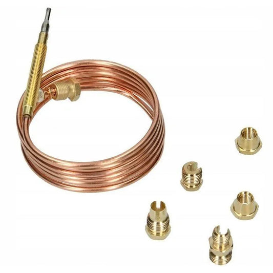 Універсальна Термопара 150см 30 мВ для плит та котлів Ariston,Indesit (5 гайок)