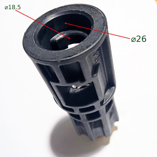 Перехідник на пістолет-розпилювач автомийки NPO GARDEN-CW 7,5/2,2 (M22x1,5) (пластик+латунь) (A44)