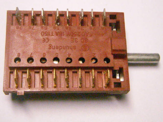 Переключатель регулятор электроплиты Mora на 8 контактов