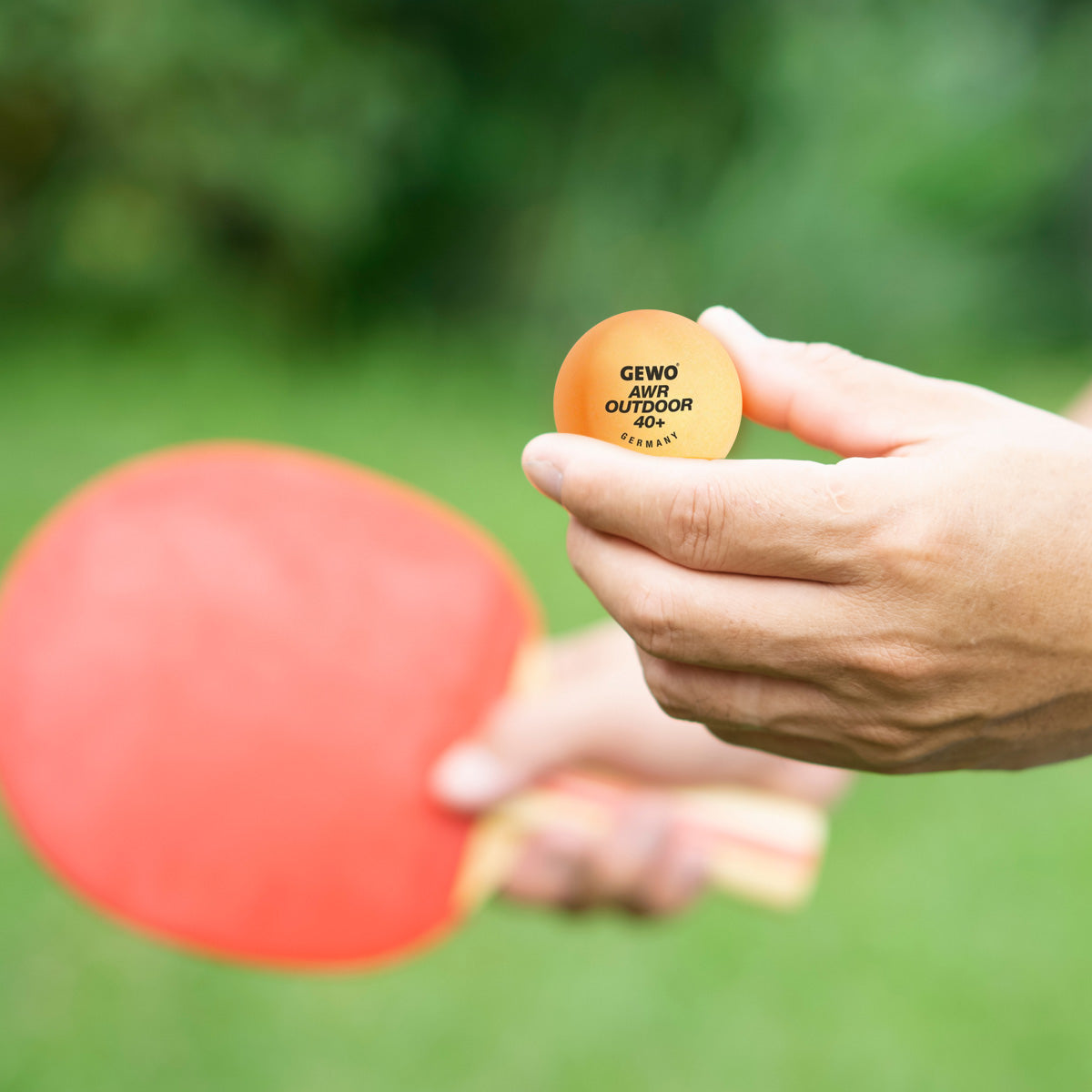 М'ячі для настільного тенісу Gewo AWR Outdoor 40+ orange 6шт (96614200)