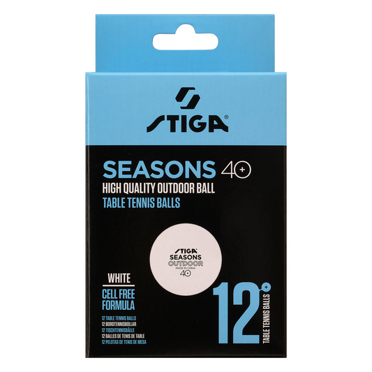 М'ячі для настільного тенісу Stiga Seasons, White 12 шт (1110-2810-12)