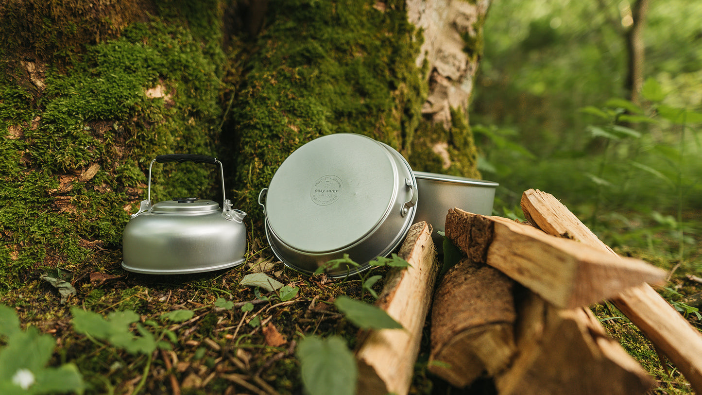 Набір туристичного посуду Easy Camp Adventure Cook Set M Silver (580038)