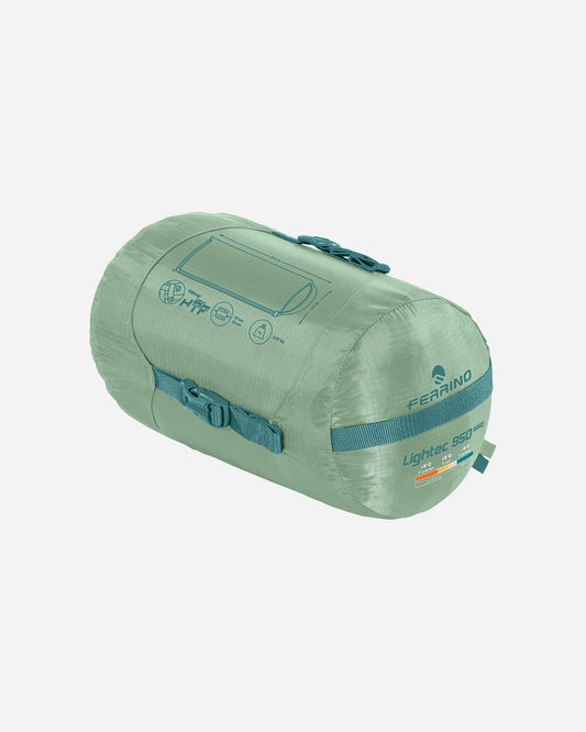 Спальний мішок Ferrino Lightec SSQ 950 +5°C Green Right (86652QVVD)