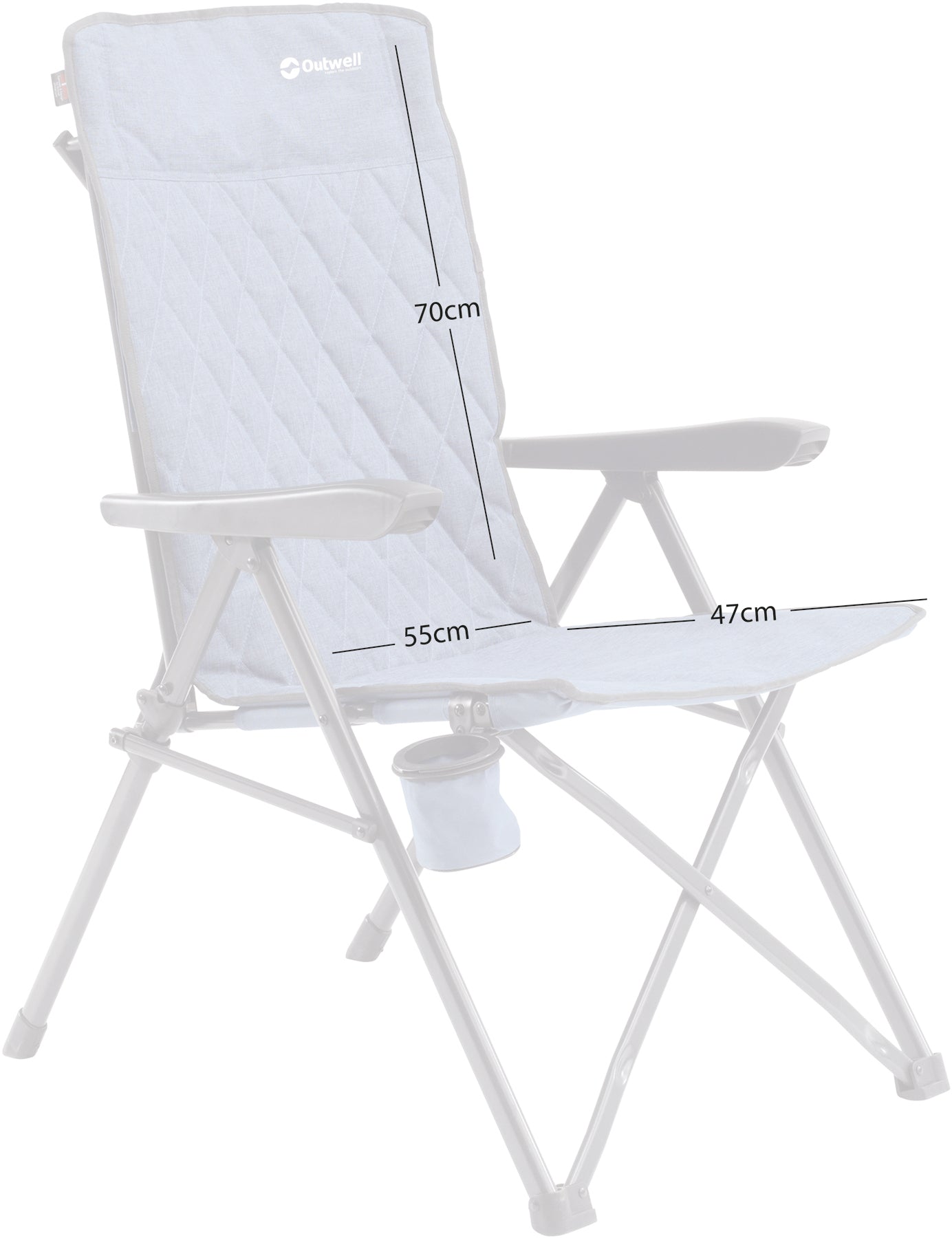 Стілець розкладний Outwell Lomond Blue (470310)