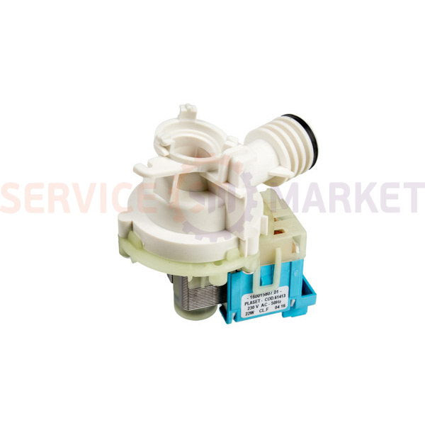 Помпа в зборі 22W COD.61413 (конт. розд. ззаду, на 3 самор.) Indesit, Ariston