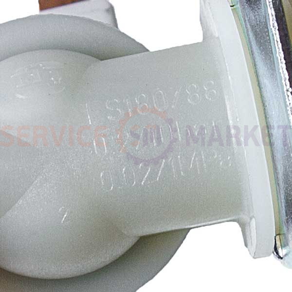 Клапан подачи воды для стир. машины 1WAY/180/10.5mm Indesit