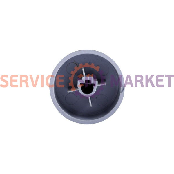 Ручка регулювання конфорки (2-х зон.) для ел. плити Indesit сріблястий