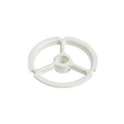 Шайба насадки для ковбаси для м'ясорубки D= осн. 54mm/вст. 50mm Ельво білий