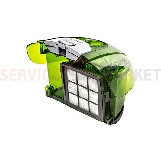 Контейнер для пилу в зборі для пилососу Gorenje зелений