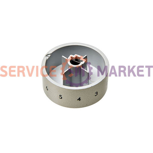 Ручка регулировки конфорки для эл. плиты Indesit серебристый