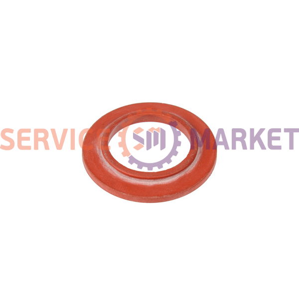 Прокладка 42.5x26.5xh=5/3mm кришки ємності для води кавоварки DeLonghi червоний