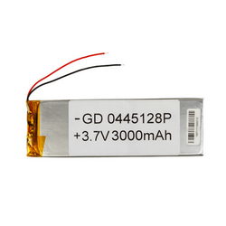 Полимерный аккумулятор GD 0445128P 3,7V 3000mAh 41x126x5mm