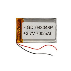 Полимерный аккумулятор GD 043048P 3,7V 700mAh 28x47x??mm