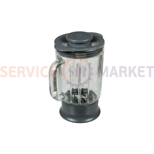 Чаша блендера в сборе 1200ml (стекло) для кух. комб. Kenwood серый (аксессуар)