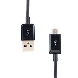 USB дата-кабель (Micro USB) L=1000mm для моб. телефонів Samsung чорний